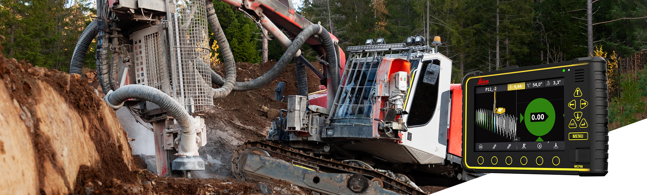 Leica iCON iRD3 – Delme Makinesi Çözümü